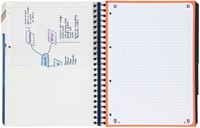 Projectboek Oxford School A4+ lijn 4-gaats 240 pagina's 80gr blauw-1