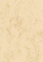 Designpapier Sigel A4 90gr marmer beige pak à 100 vel