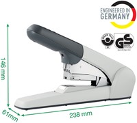 Nietmachine Leitz Heavy Duty Flat Clinch 60 vel zilver-4
