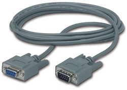 APC AP9823 seriële kabel Grijs DB9