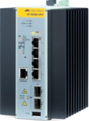 Allied Telesis AT-IE200-6FP-80 Managed L2 Fast Ethernet (10/100) Power over Ethernet (PoE) Zwart, Grijs