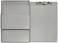 Klembordkoffer MAUL Assist A4 staand zijopening aluminium-1