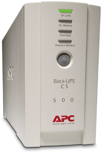 APC Back-UPS 500VA noodstroomvoeding 4x C13 uitgang, USB-2