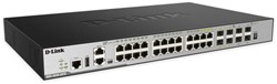 D-Link DGS-3630-28TC Managed L3 Gigabit Ethernet (10/100/1000) 1U Zwart