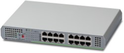 Allied Telesis AT-GS910/16-50 Unmanaged Gigabit Ethernet (10/100/1000) Grijs