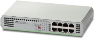 Allied Telesis AT-GS910/8E-50 Unmanaged Gigabit Ethernet (10/100/1000) Grijs