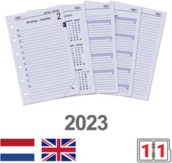 Agendavulling 2023 Kalpa Pocket 1dag/1pagina