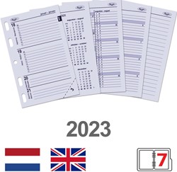 Agendavulling 2023 Kalpa Mini 7dagen/2pagina's