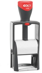 Tekststempel Colop Heavy Duty 2100 Classic Line personaliseerbaar rood