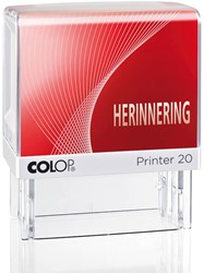 Tekststempel Colop Printer 20/L herinnering rood