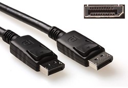 ACT AK3977 DisplayPort kabel 0,5 m Zwart