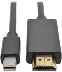 Tripp Lite P586-003-HDMI video kabel adapter 0,9 m Mini DisplayPort Zwart