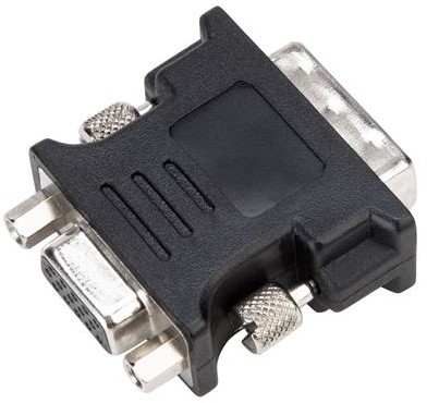Targus ACX120EUX tussenstuk voor kabels DVI-I VGA Zwart