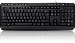 Adesso AKB-132HB toetsenbord USB QWERTY Amerikaans Engels Zwart