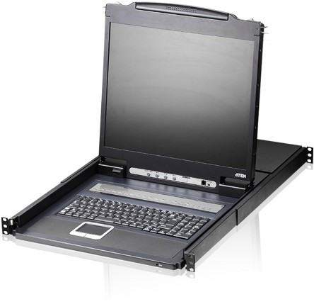 ATEN 8-poorts PS/ 2-USB VGA LCD KVM-Schakelaar