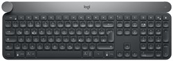 Logitech Craft toetsenbord RF-draadloos + Bluetooth QWERTZ Zwitsers Zwart, Grijs