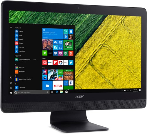 Acer Aspire C20-220 2GHz A6-7310 19.5" 1600 x 900Pixels Zwart Alles-in-één-pc-3
