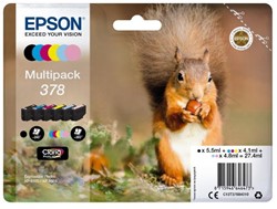 Epson Squirrel Multipack 6-colours 378 Claria Photo HD Ink