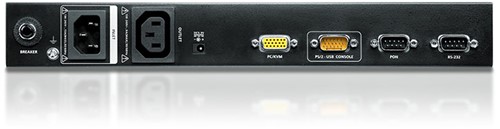 ATEN 1 lokale/externe toegang voor delen, 1-poort VGA KVM over IP-switch met enkele uitgang geschakelde PDU (1920 x 1200)-2