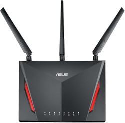 ASUS RT-AC86U draadloze router Gigabit Ethernet Dual-band (2.4 GHz / 5 GHz) Zwart