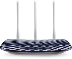 TP-LINK Archer C20 AC750 V4.0 draadloze router Fast Ethernet Dual-band (2.4 GHz / 5 GHz) Marineblauw