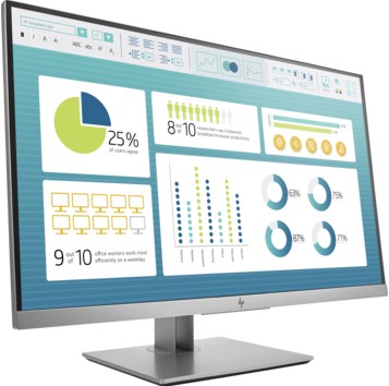 HP EliteDisplay E273 27" Full HD Zilver computer monitor