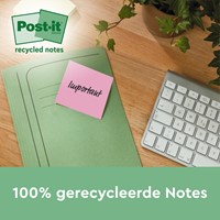 Memoblok Post-it 655-RPT 76x127mm recycled rainbow pastel-2