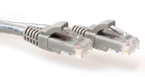 ACT CAT6A UTP (IB3000) 0.5m netwerkkabel Grijs 0,5 m