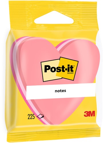Memoblok 3M Post-it 2007 70x70mm kubus hart roze-2