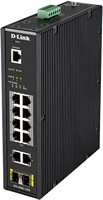 D-Link DIS-200G-12PS netwerk-switch Managed L2 Gigabit Ethernet (10/100/1000) Power over Ethernet (PoE) Zwart