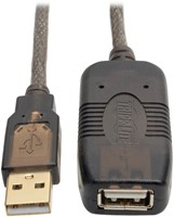 Tripp Lite U026-025 USB-kabel 7,62 m USB 2.0 USB A Zwart