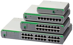 Allied Telesis AT-FS710/8-50 Unmanaged Fast Ethernet (10/100) Grijs