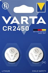 Batterij Varta knoopcel CR2450 lithium blister à 2stuk