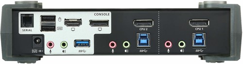 Aten 2-poorts USB 3.0 4K DisplayPort MST KVMP™-schakelaar (kabel meegeleverd)-2
