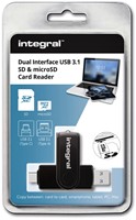 Kaartlezer Integral SD + Micro SD naar 3.1 USB-C USB-A-2