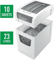Papiervernietiger Leitz IQ Slim Home Office P4 snippers 4x28mm-6