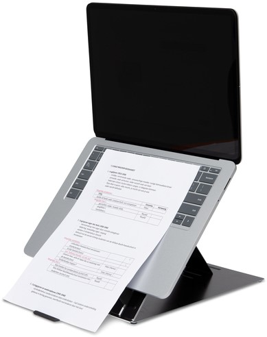 Ergonomische laptopstandaard R-Go Tools Riser Duo zwart-3
