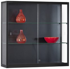 Vitrinekast SDB wms-h1000 w zwart 1000x300x984mm