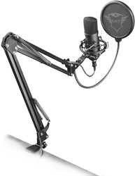 Trust GXT 252 Emita Plus - Studio Microfoon met Arm - Gaming - USB - Zwart