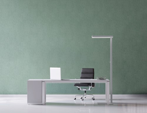Vloerlamp MAUL Javal LED dimbaar aluminium-1