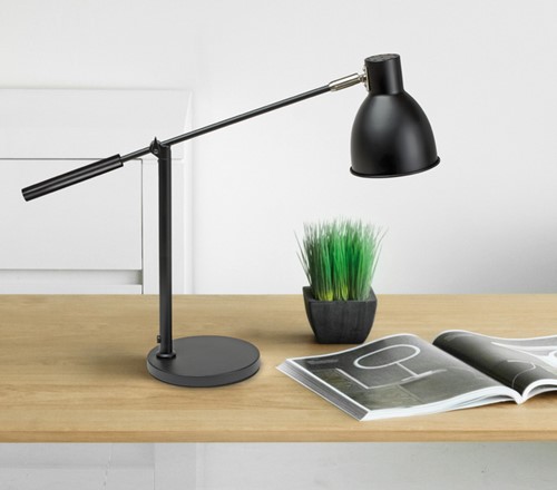 Bureaulamp MAUL Finja excl. lamp voet zwart-2