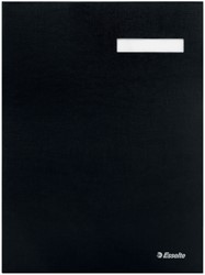 Vloeiboek Esselte 6210 karton 20 tabbladen zwart
