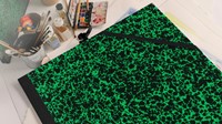 Tekenmap Canson Studio Annonay elastieksluiting 280x380mm groen-3