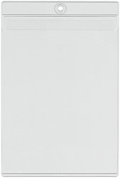 Insteekmap U-model Leitz Premium met ophangoog 0.20mm PVC A5 transparant 50 stuks