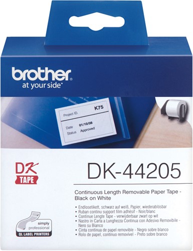 Brother Verwijderbare witte papiertape 62 mm-2