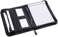 Schrijfmap Rillstab Excellent deluxe A5 lederlook zwart-2