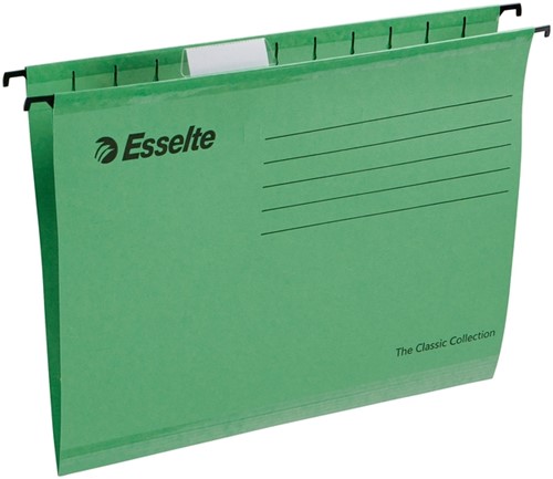 Hangmap Esselte Classic A4 V-bodem 345x240mm groen-1