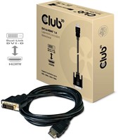 CLUB3D DVI to HDMI 1.4 Cable M/M 2 meter Bidirectional