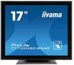 iiyama ProLite T1732MSC-B5AG touch screen-monitor 43,2 cm (17") 1280 x 1024 Pixels Multi-touch Zwart