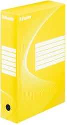 Archiefdoos Esselte Boxycolor 80mm 352x250mm geel